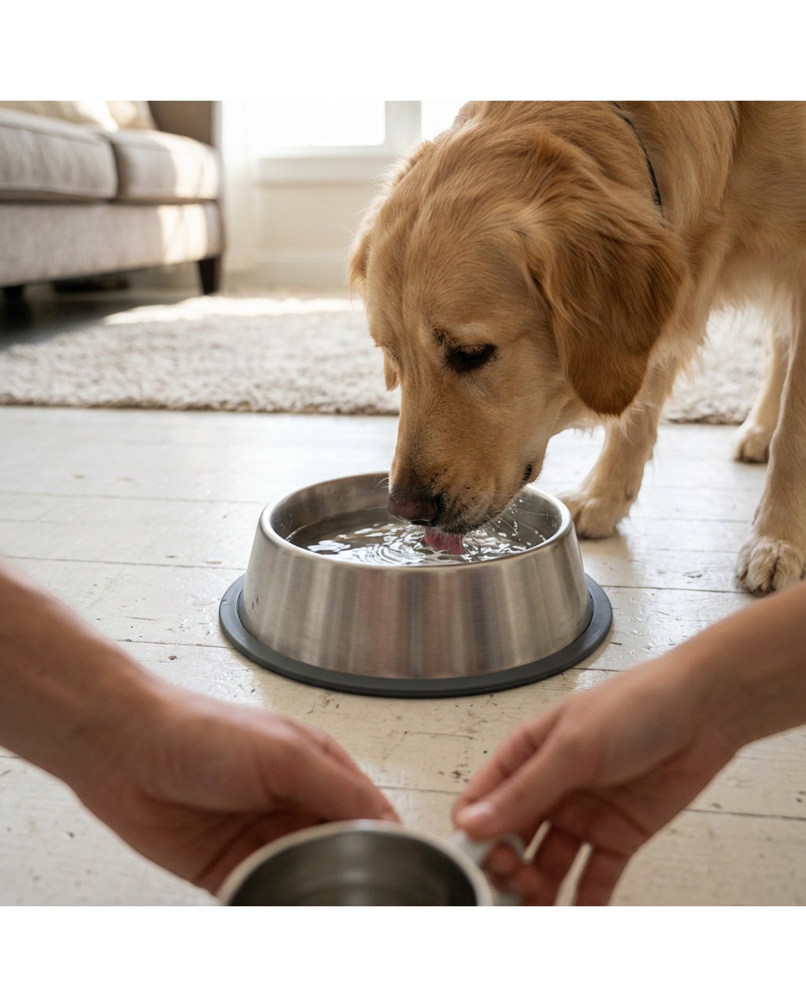 Cozao Stainless Steel Pet Bowl Silicone Base 24 oz