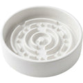 Cozao Ceramic Slow Feeder Pet Bowl 18 oz Matte White